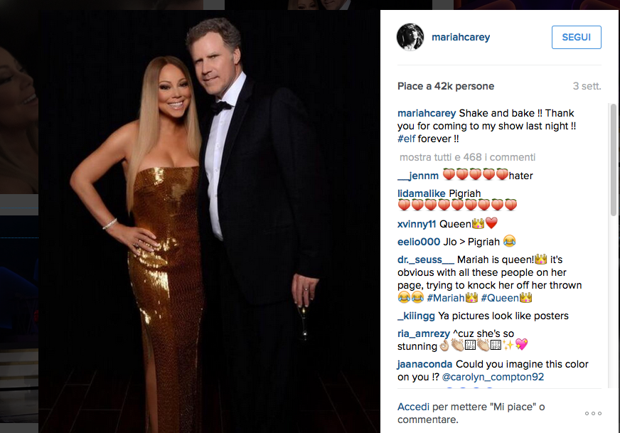 Mariah Carey, assicurazione milionaria per gambe e voce Mariah Carey, assicurazione milionaria per gambe e voce