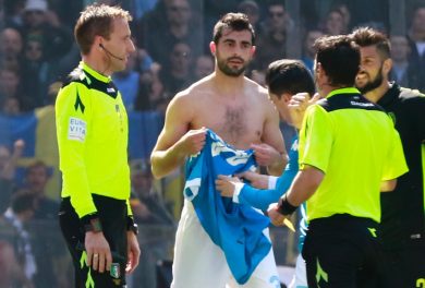 32a giornata – Celi, errore: Albiol andava espulso per proteste