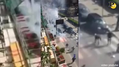 Scontri tra i tifosi prima di Palermo-Lazio