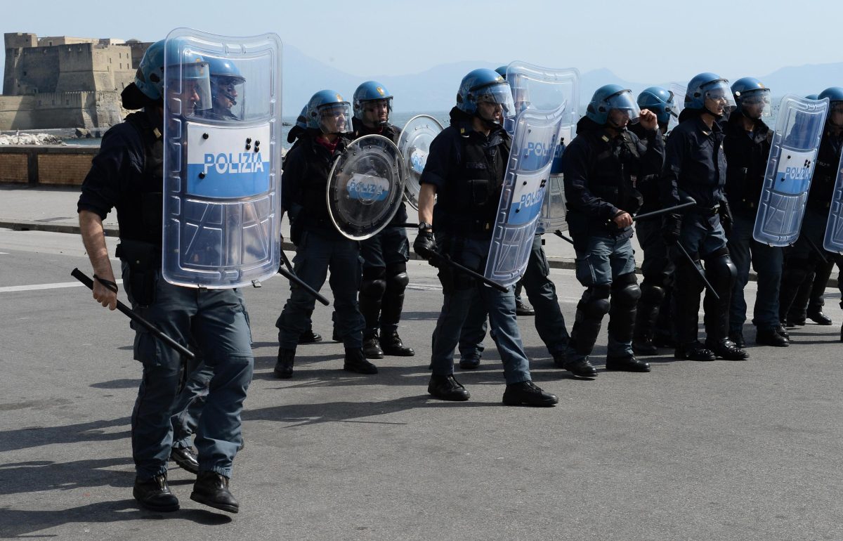 Napoli: corteo di protesta contro Renzi