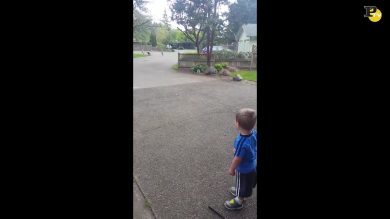 Il bambino che sussurra ai tacchini