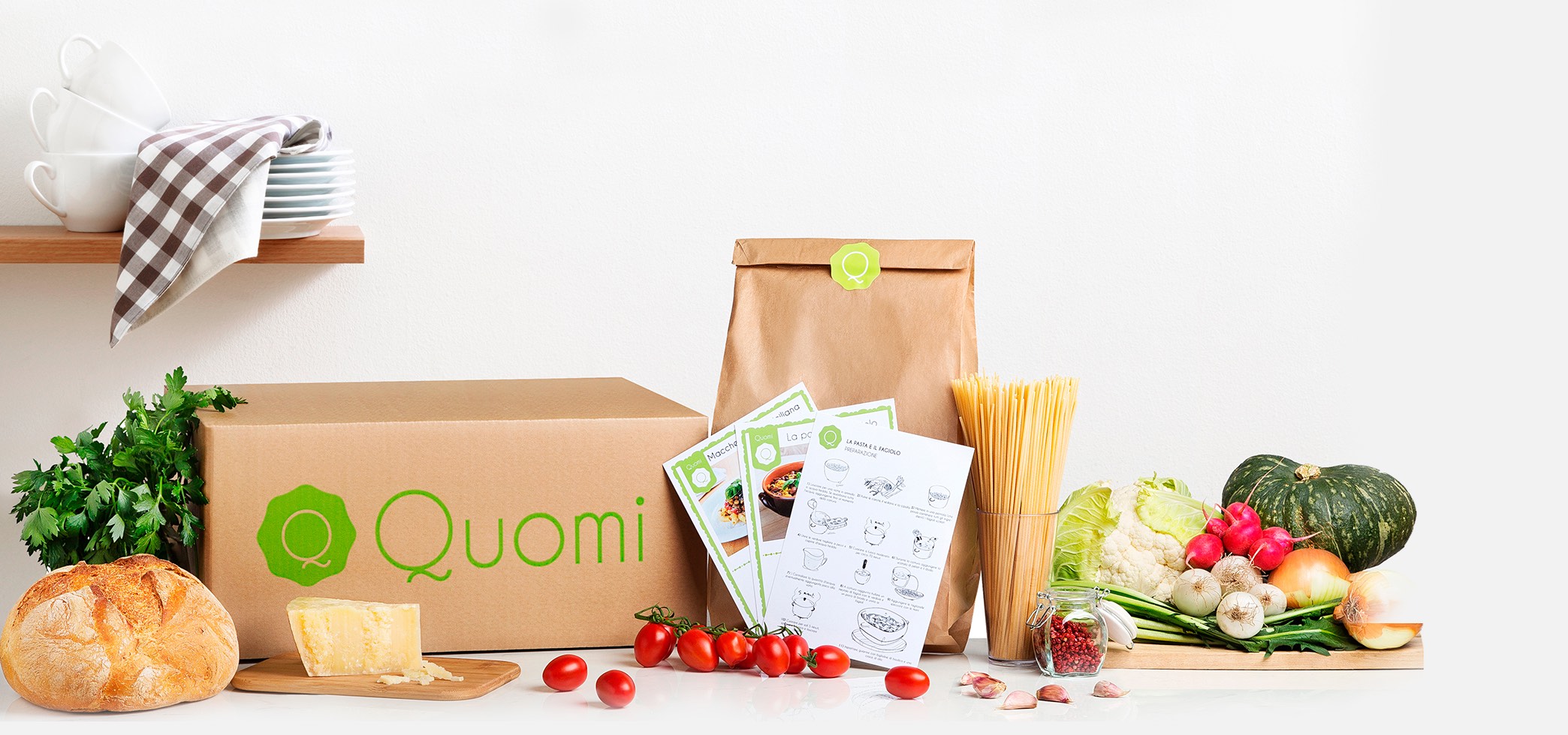 Quomi, the Italian app for food shopping and cooking