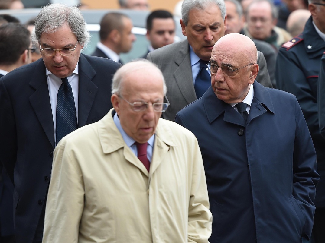 Funerali Cesare Maldini: le foto del saluto del Milan e di tutto il calcio