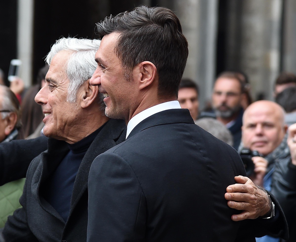 Funerali Cesare Maldini: le foto del saluto del Milan e di tutto il calcio