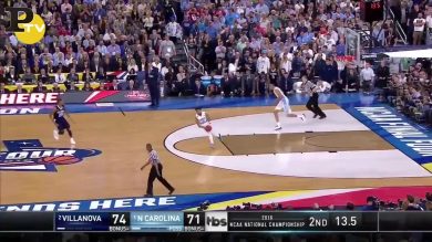 Basket: il tiro all’ultimo secondo vince la finale NCAA