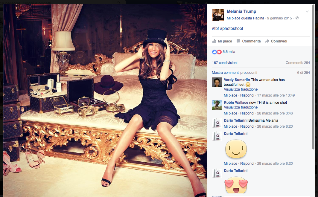 Melania Trump: da Sports Illustrated alla Casa Bianca Melania Trump: da Sports Illustrated alla Casa Bianca