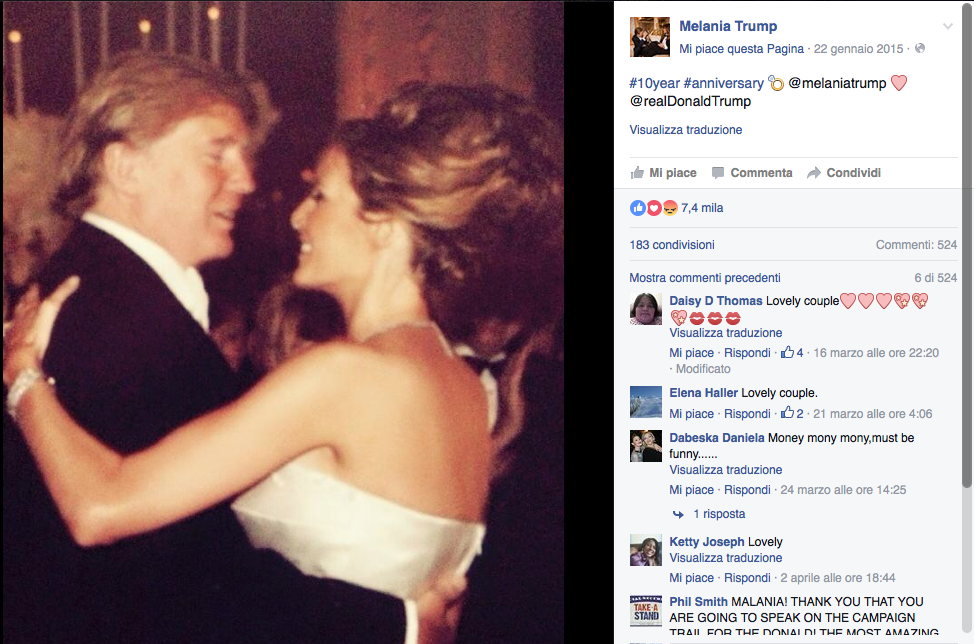 Melania Trump: da Sports Illustrated alla Casa Bianca Melania Trump: da Sports Illustrated alla Casa Bianca