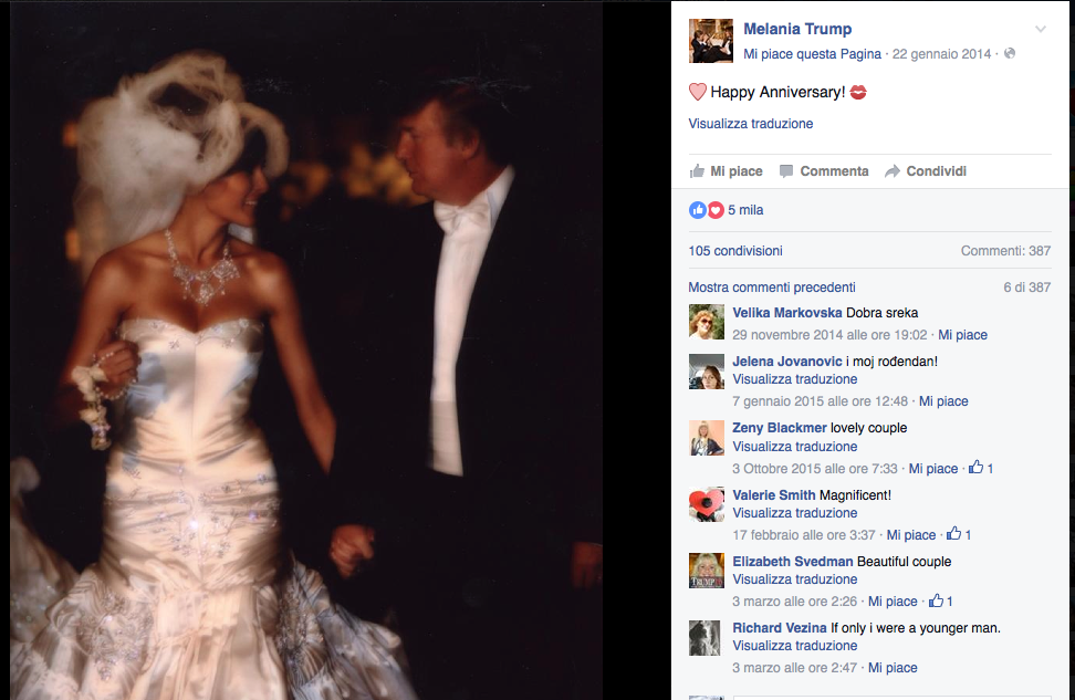 Melania Trump: da Sports Illustrated alla Casa Bianca Melania Trump: da Sports Illustrated alla Casa Bianca