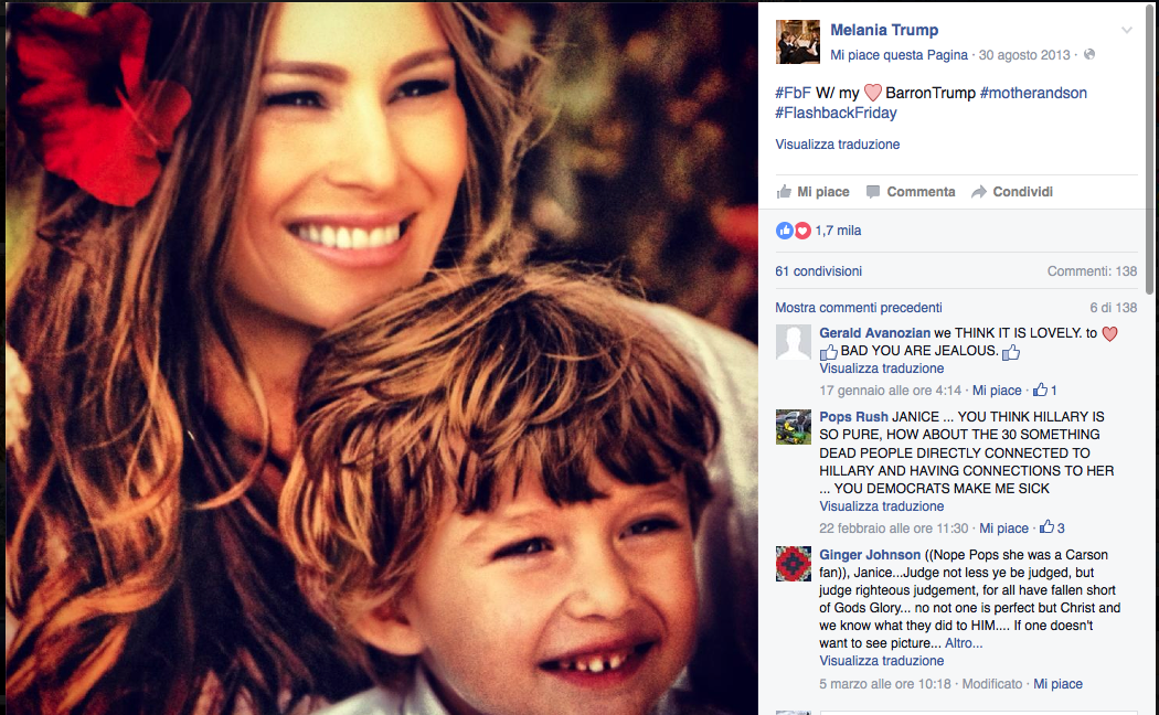 Melania Trump: da Sports Illustrated alla Casa Bianca Melania Trump: da Sports Illustrated alla Casa Bianca