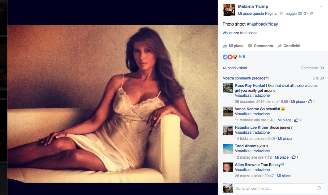 Melania Trump: da Sports Illustrated alla Casa Bianca Melania Trump: da Sports Illustrated alla Casa Bianca