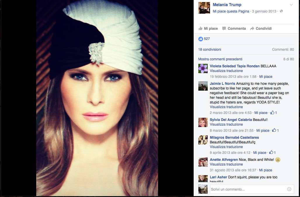 Melania Trump: da Sports Illustrated alla Casa Bianca Melania Trump: da Sports Illustrated alla Casa Bianca