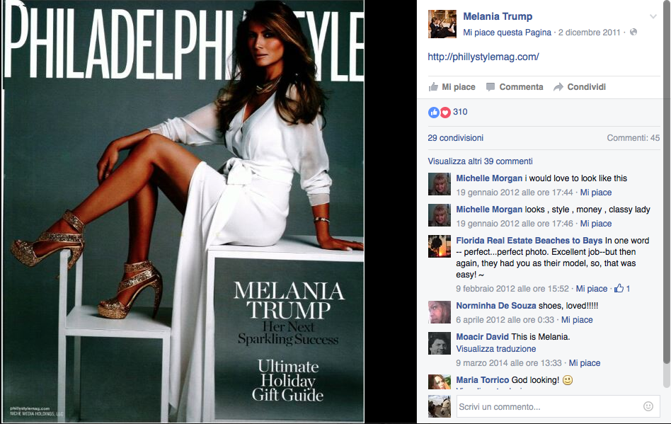 Melania Trump: da Sports Illustrated alla Casa Bianca Melania Trump: da Sports Illustrated alla Casa Bianca