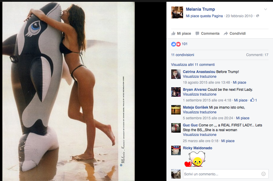 Melania Trump: da Sports Illustrated alla Casa Bianca Melania Trump: da Sports Illustrated alla Casa Bianca