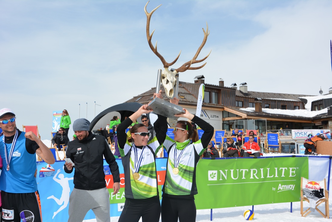 Snow Volley: Cicolari-Toti vincono il primo titolo europeo Snow Volley: Cicolari-Toti vincono il primo titolo europeo