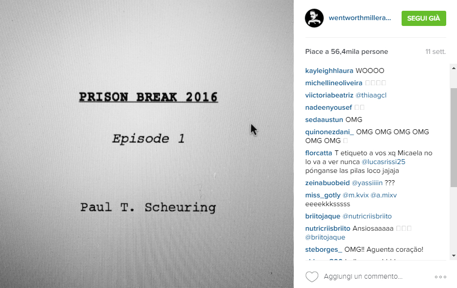 Prison Break: Fox conferma la nuova mini serie