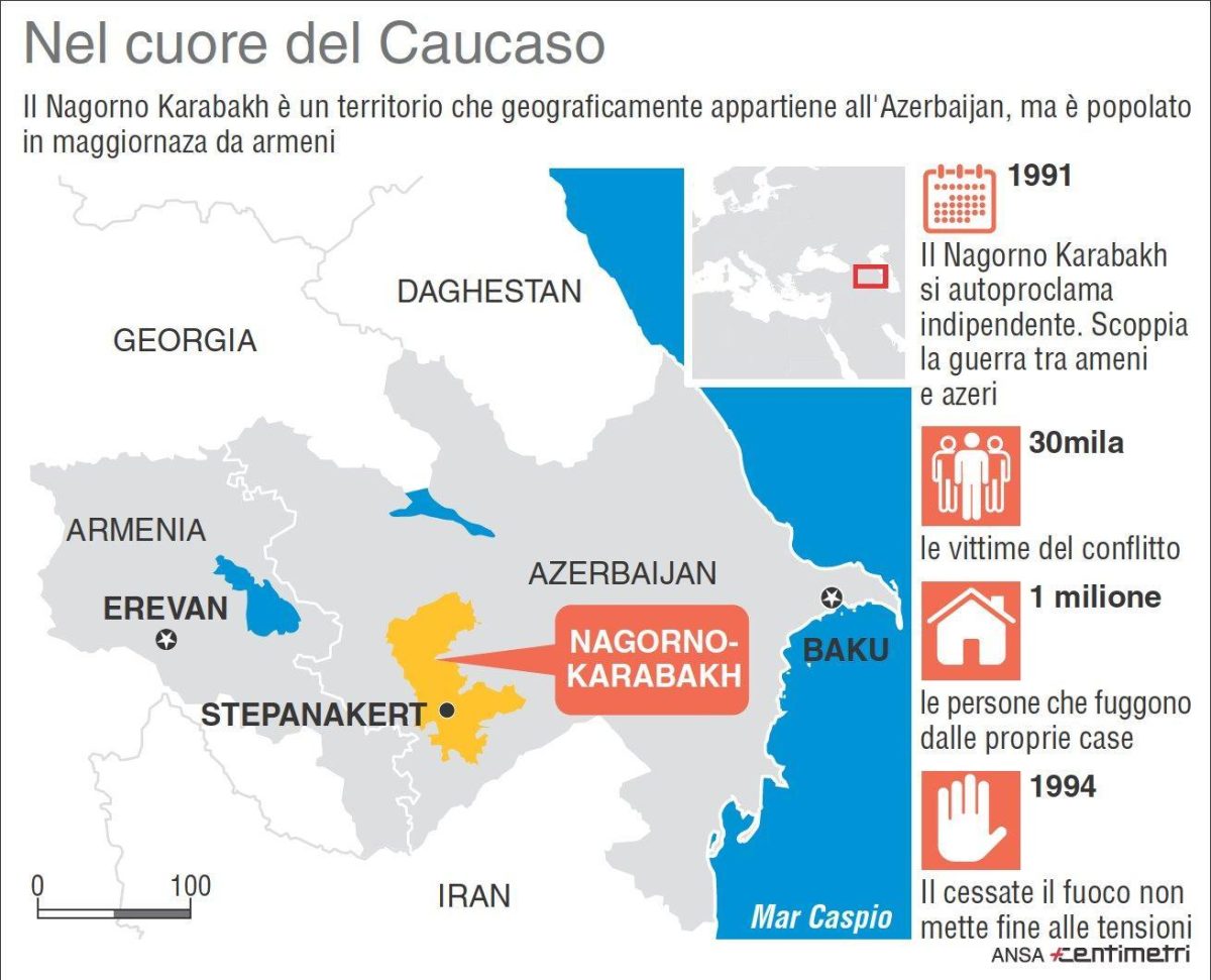 Galleria foto 'Nagorno-Karabakh, si riaccende il conflitto: decine di morti' - foto 7
