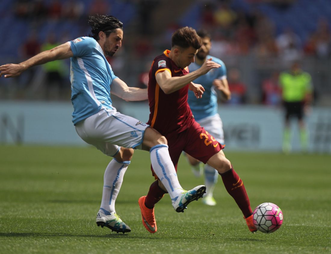 Roma batte Lazio 4-1: apre El Shaarawy, sogna Parolo, chiude Florenzi Roma batte Lazio 4-1: apre El Shaarawy, sogna Parolo, chiude Florenzi