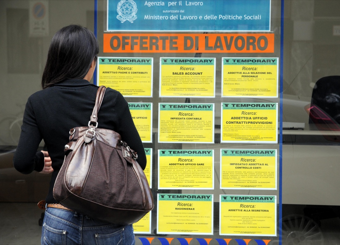 L’altalena della disoccupazione in Italia