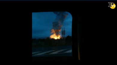 Ivrea: incendio nell’area ex Olivetti