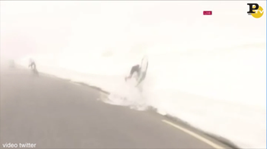 Giro 2016: la caduta di Kruijswijk nella discesa dal Colle dell’Agnello
