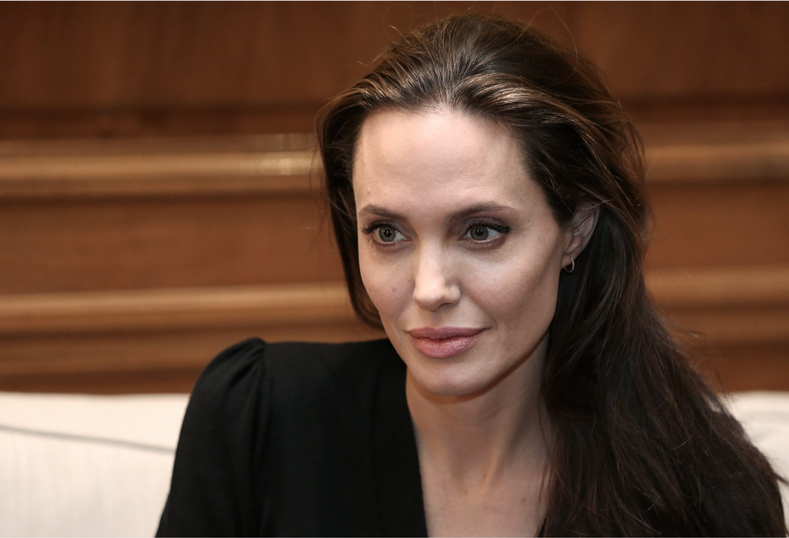 Angelina Jolie sale in cattedra