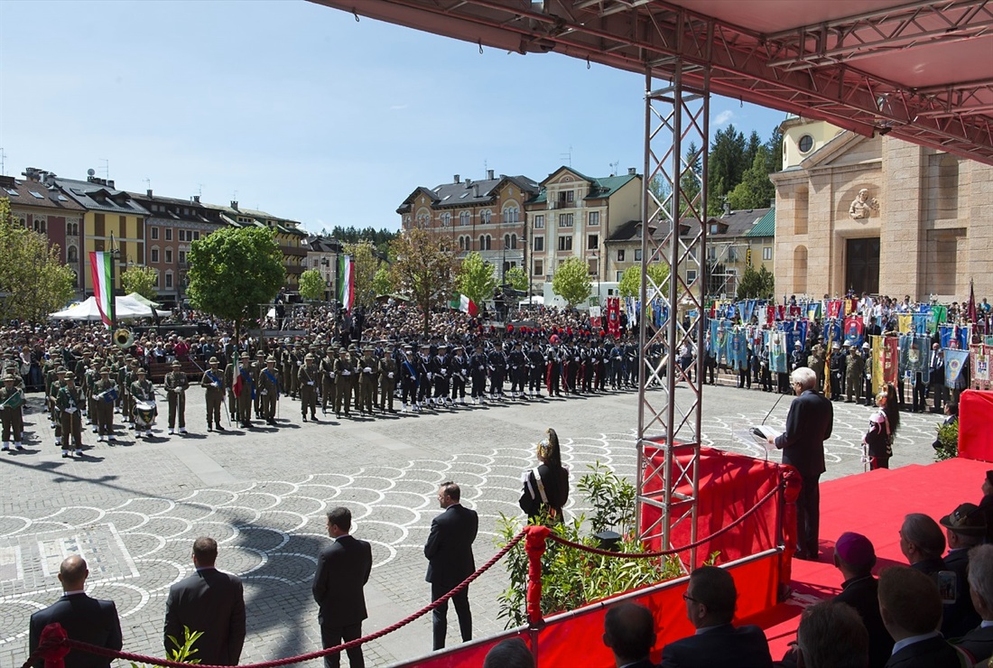 Mattarella ad Asiago: gli insegnamenti della Grande Guerra