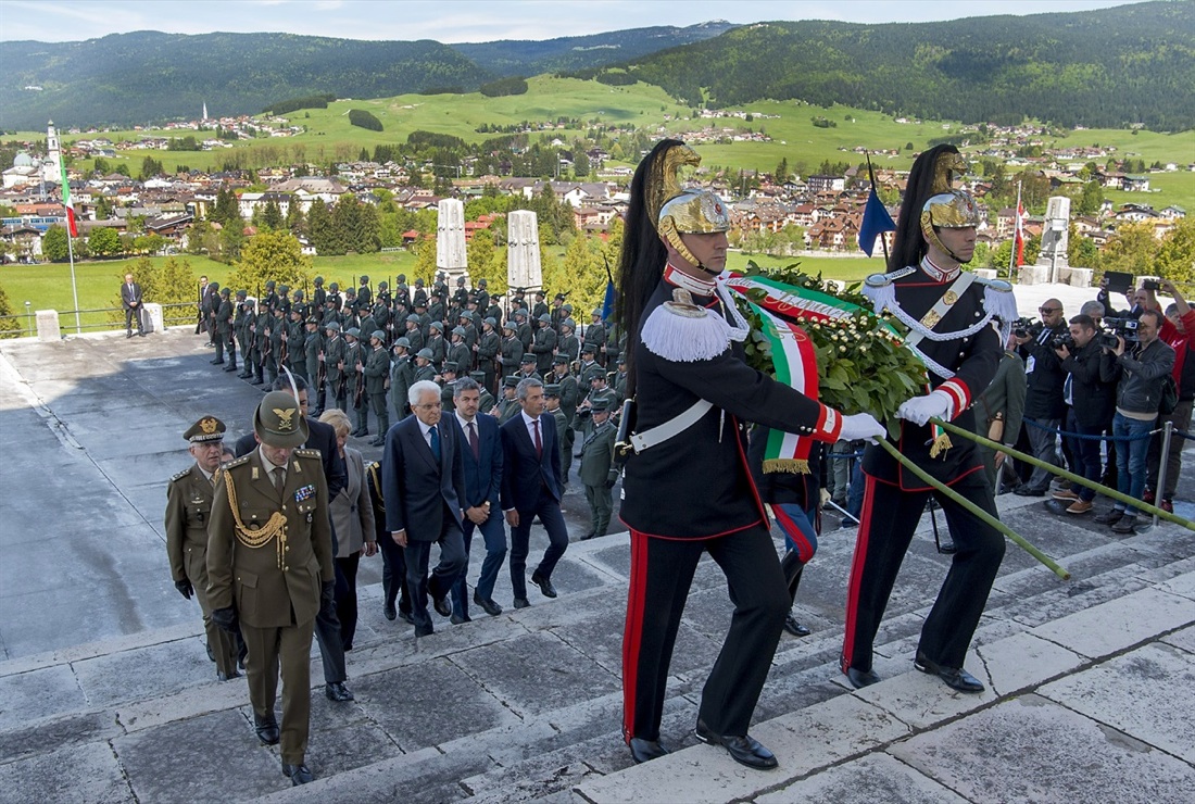 Mattarella ad Asiago: gli insegnamenti della Grande Guerra
