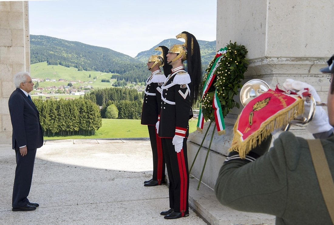 Mattarella ad Asiago: gli insegnamenti della Grande Guerra
