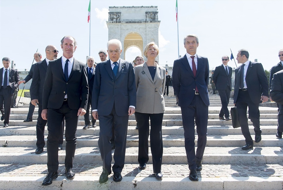 Mattarella ad Asiago: gli insegnamenti della Grande Guerra