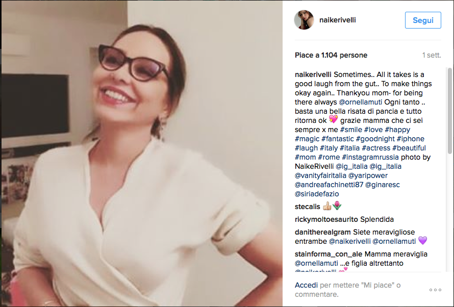 Ornella Muti e Naike Rivelli salutano a distanza Madonna