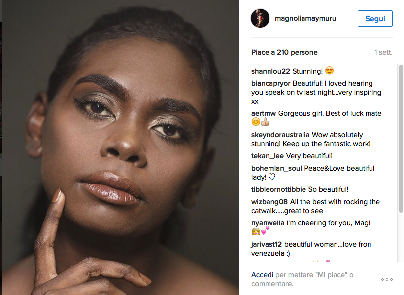 Magnolia, la prima aborigena a Miss Mondo