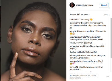 Magnolia, la prima aborigena a Miss Mondo