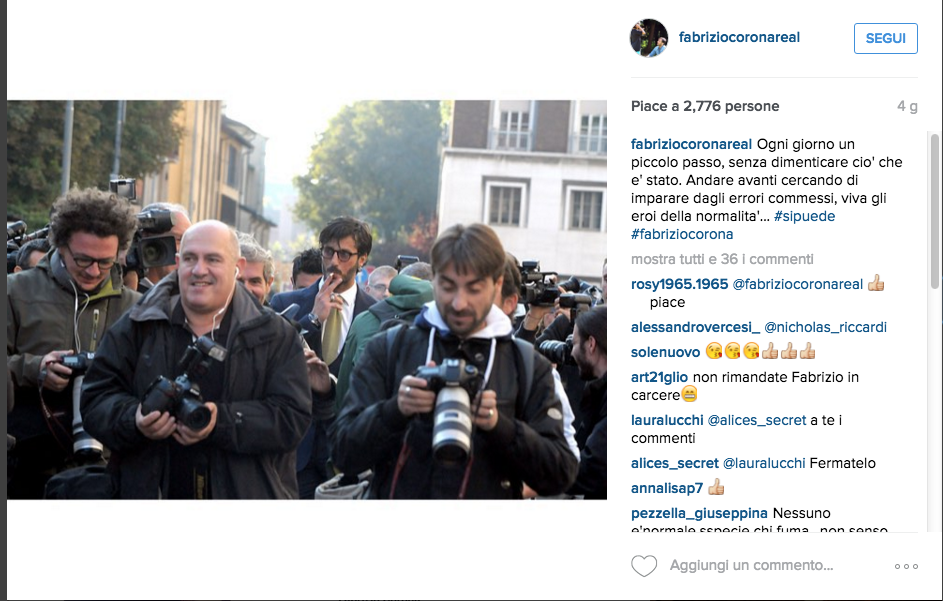 Fabrizio Corona: “Avrei voluto un figlio da Belén”