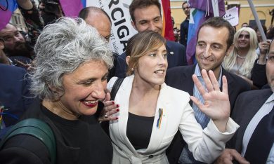 Maria Elena Boschi e i partigiani “veri” e falsi