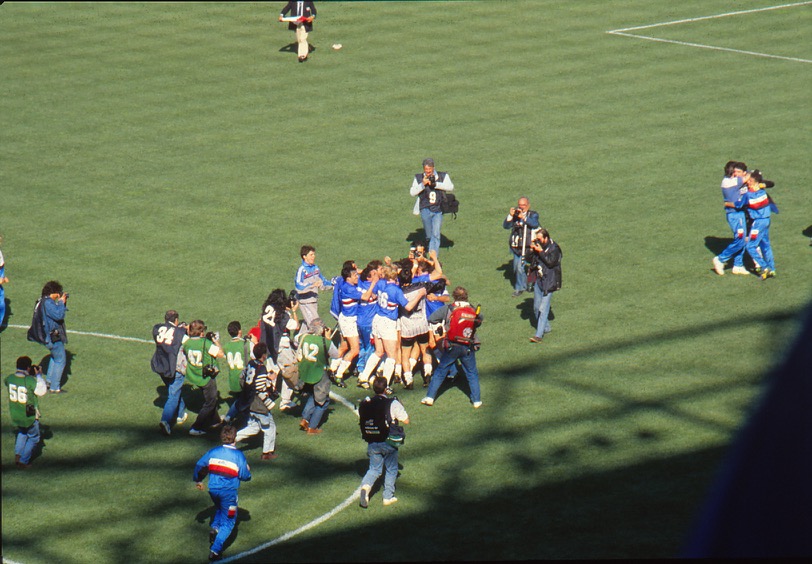 Il 19 maggio la Sampdoria festeggia 25 anni dallo storico Scudetto del 1991