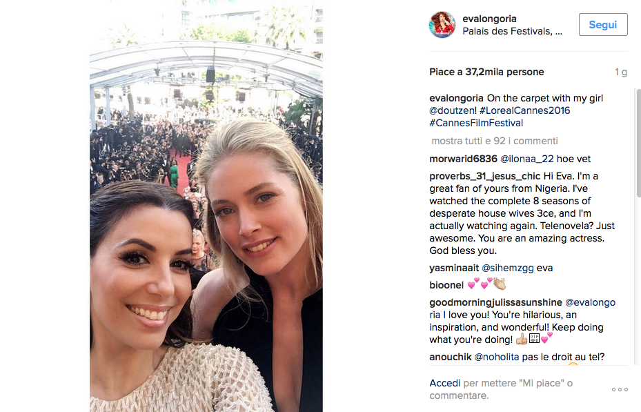 Cannes 2016, il dietro le quinte è social