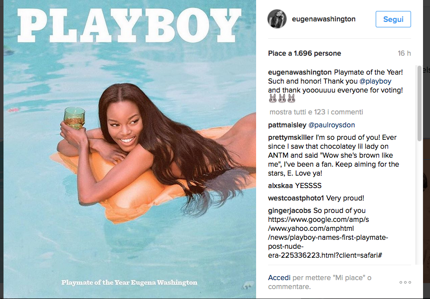 Playboy, la playmate dell’anno è vestita
