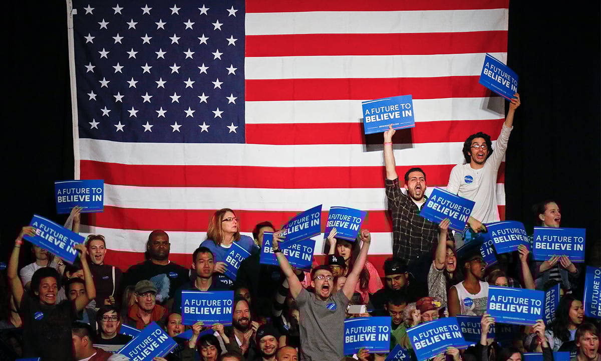 USA 2016, primarie: foto di una lunga corsa