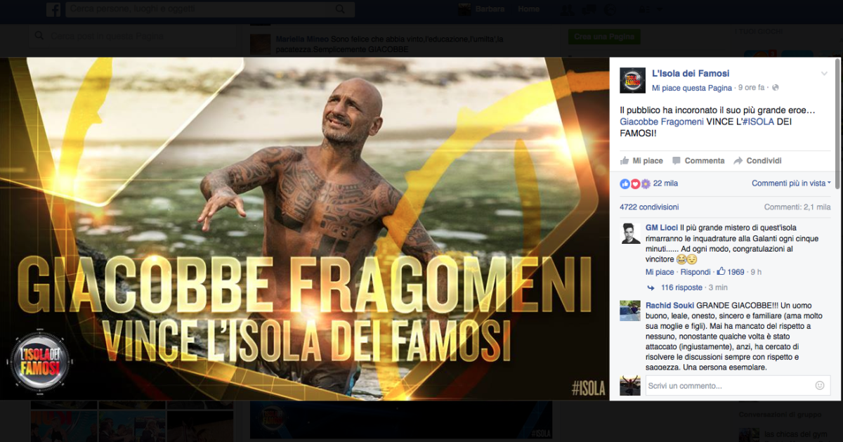 Galleria foto 'Isola dei Famosi, tutti i vincitori' - foto 11