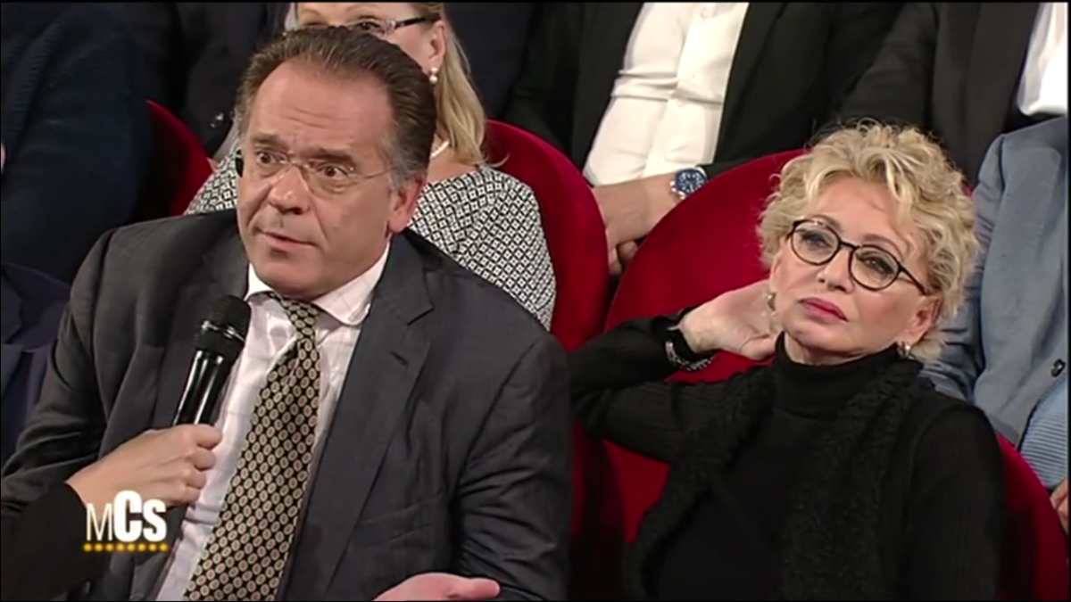 Maurizio Costanzo Show: lite con Corona, Cecchi Paone se ne va