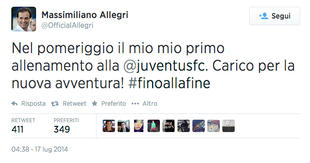 Allegri, ecco la firma: rinnovo fino al 2018 con la Juventus Allegri, ecco la firma: rinnovo fino al 2018 con la Juventus