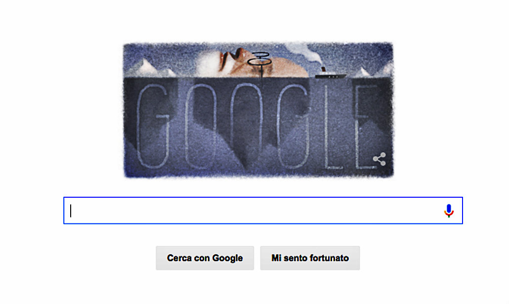 Freud nel doodle di Google