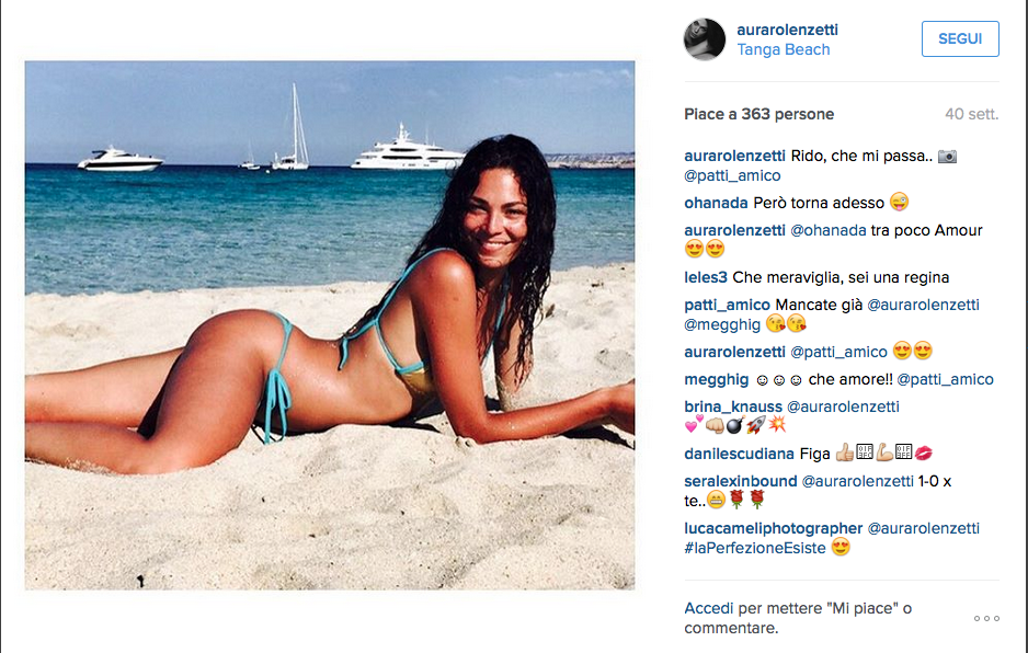 Valentino Rossi, ritorno di fiamma con Aura Rolenzetti