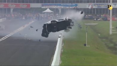 Incidente assurdo: perde il controllo a 350 km/h