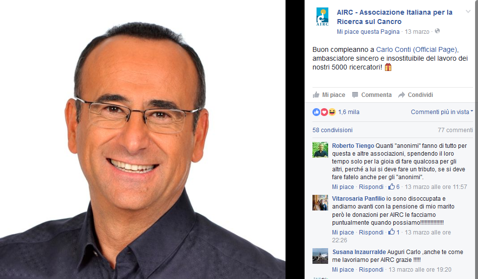 Anastasia nuda (e gli altri vip) contro il cancro