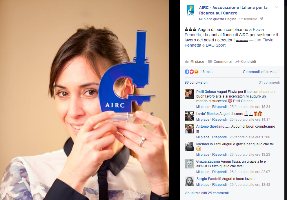 Anastasia nuda (e gli altri vip) contro il cancro