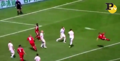 Il gol di Shaqiri in Polonia-Svizzera