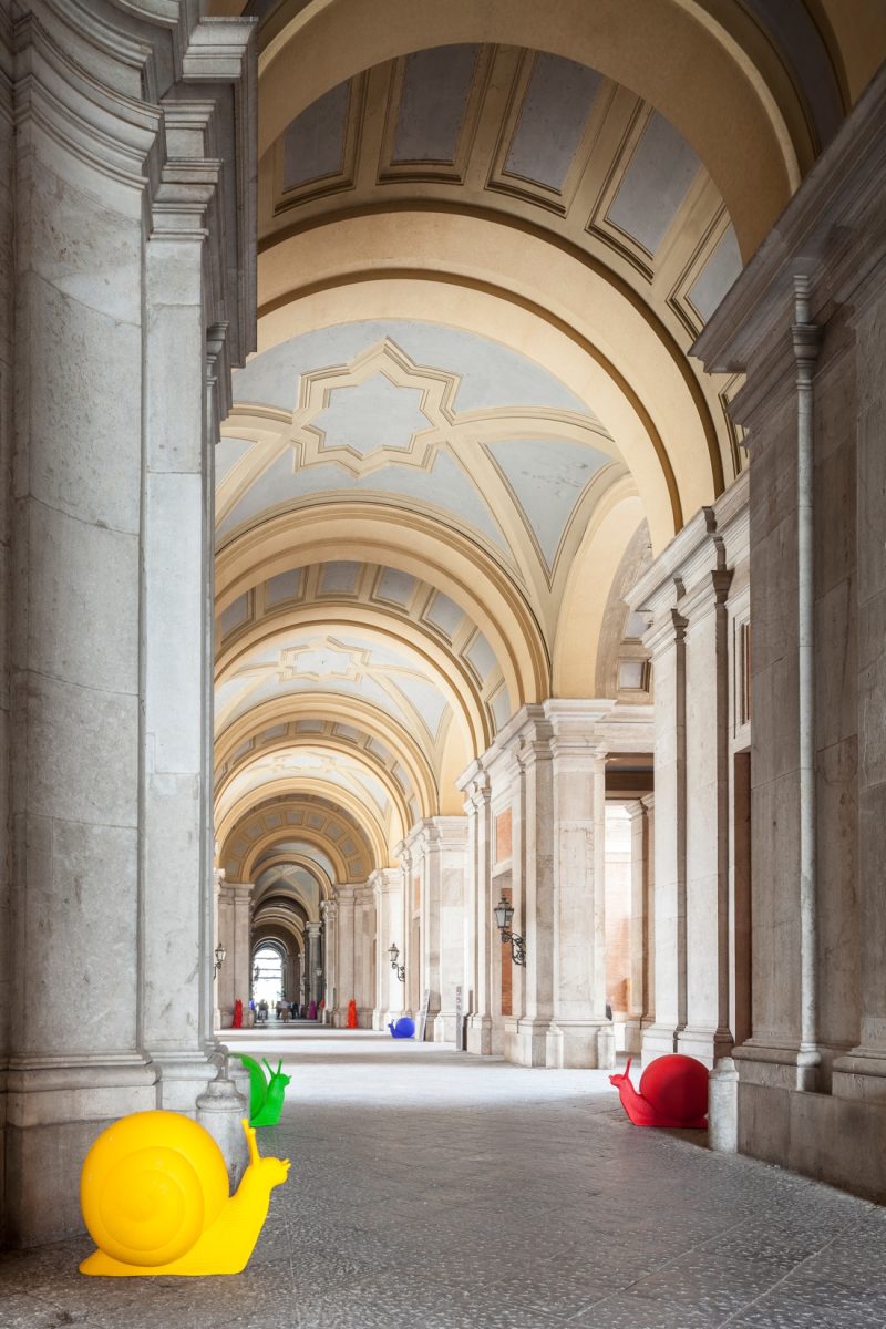 La Cracking Art colora la Reggia di Caserta La Cracking Art colora la Reggia di Caserta