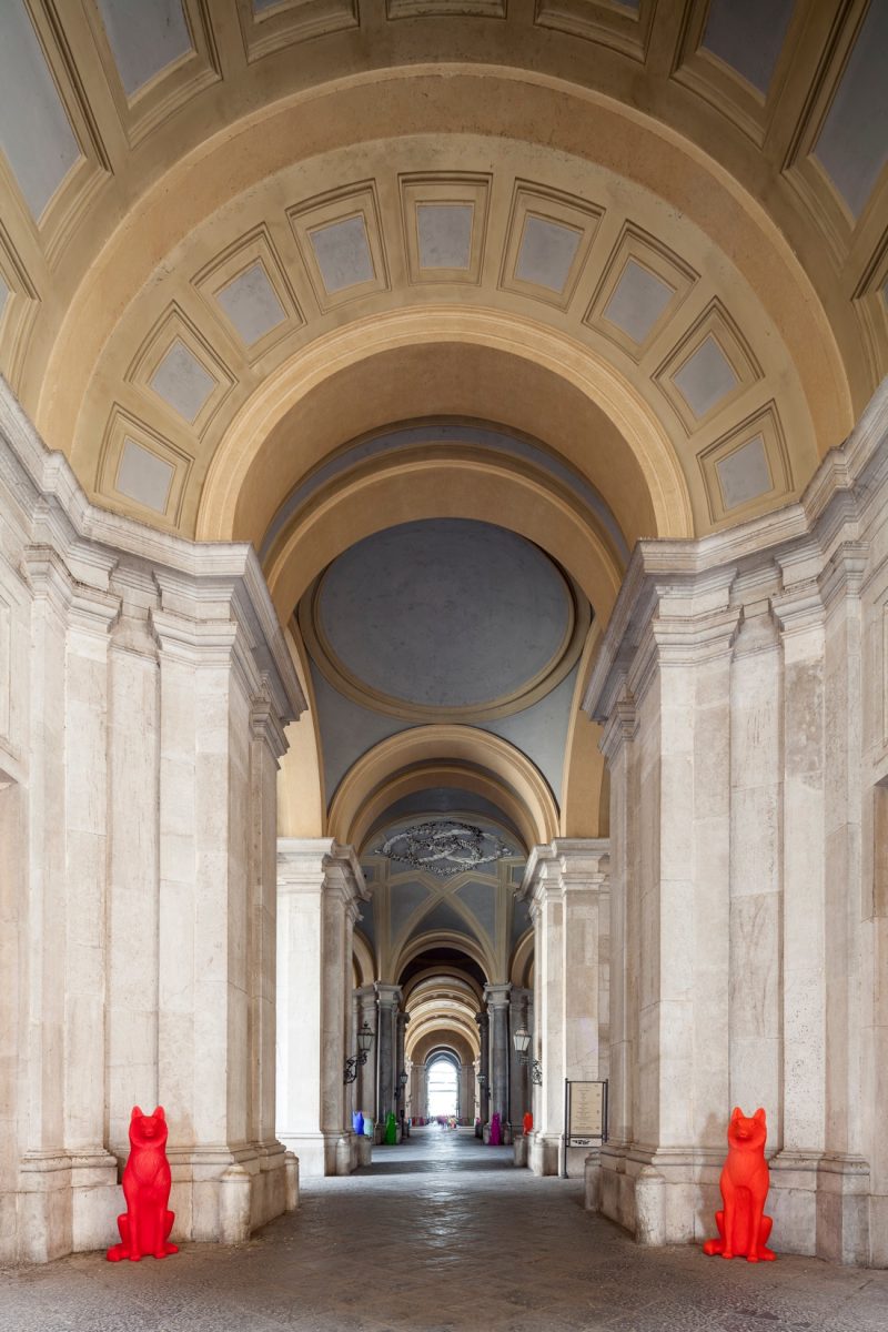 La Cracking Art colora la Reggia di Caserta La Cracking Art colora la Reggia di Caserta