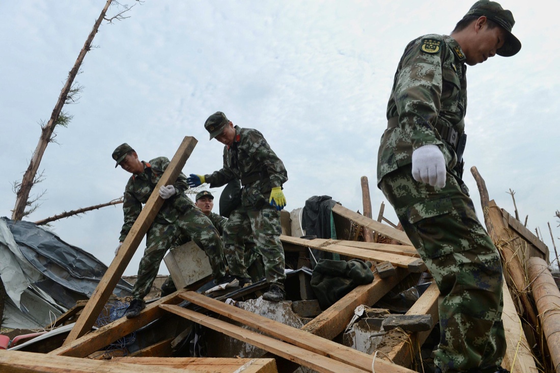 Cina, centinaia tra morti e feriti per un tornado
